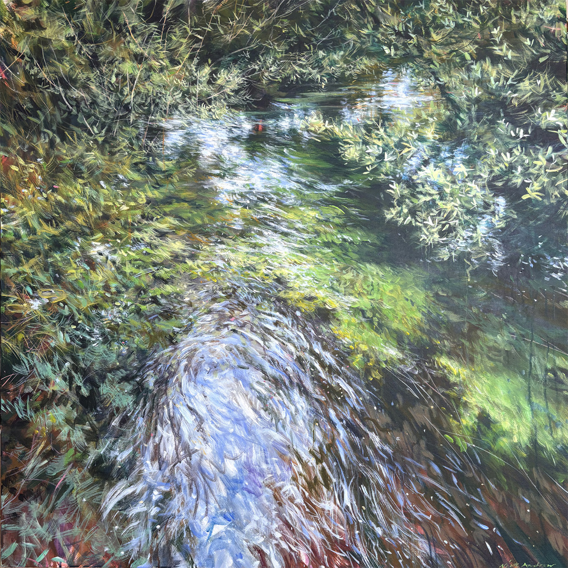 Nick-Andrew.-Alle-Coura-Acrylic-and-oil-on-canvas-100x100cm